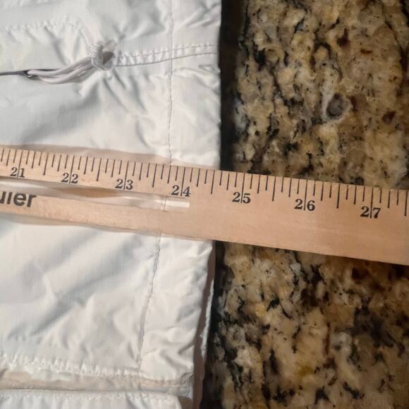 The North Face Womens M White HyVent Hooded Windbreaker Hooded Lined Waterproof - Picture 6 of 11